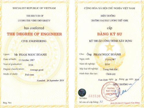 Làm Bằng Đại Học Huế Chuẩn Như Thật - Bao Công Chứng Xin Việc