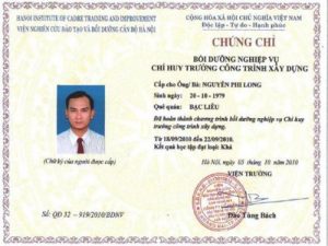 Làm Chứng Chỉ Hành Nghề Các Ngành Toàn Quốc
