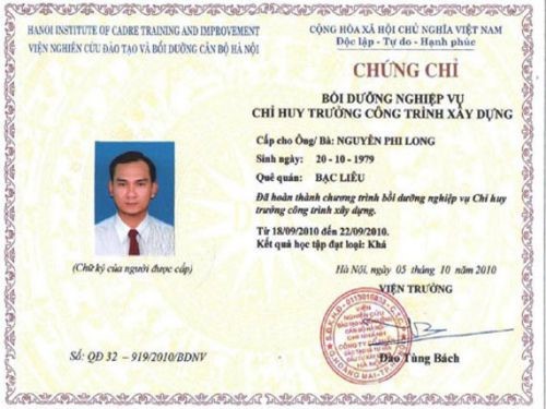 Làm Chứng Chỉ Hành Nghề Các Ngành Toàn Quốc