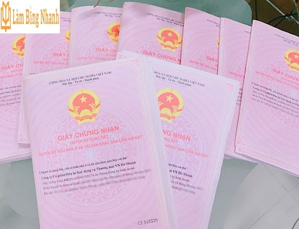 Làm sổ hồng giả