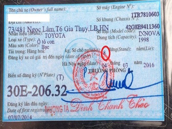 Dịch vụ làm cavet xe giả