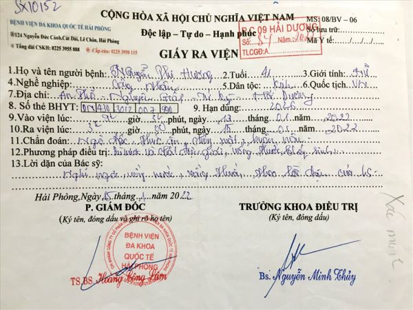 Làm giấy bệnh viện giả