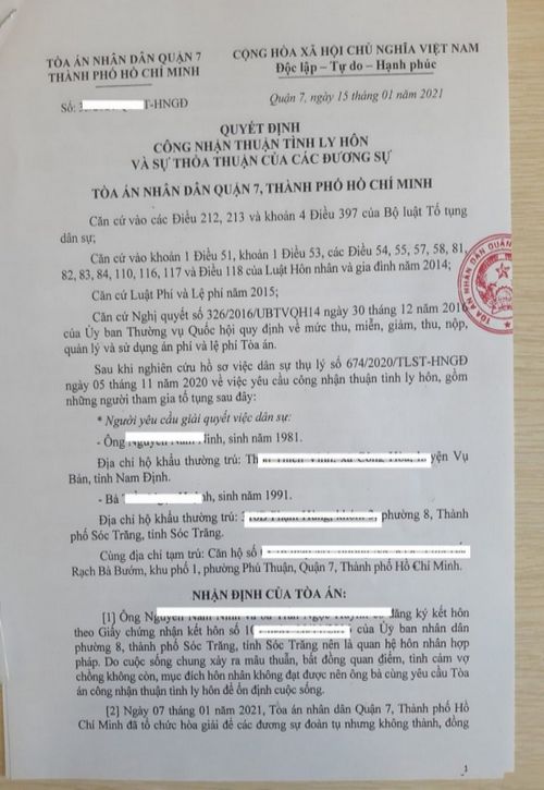 Làm giấy xác nhận ly hôn giả