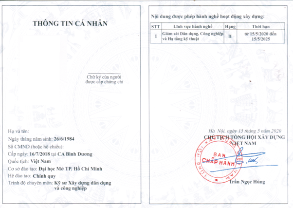 Làm Chứng Chỉ Giám Sát Xây Dựng Lấy Ngay Tại Làm Bằng Nhanh