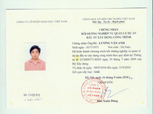 Làm Chứng Chỉ Giám Đốc Quản Lý Dự Án Tại Làm Bằng Nhanh