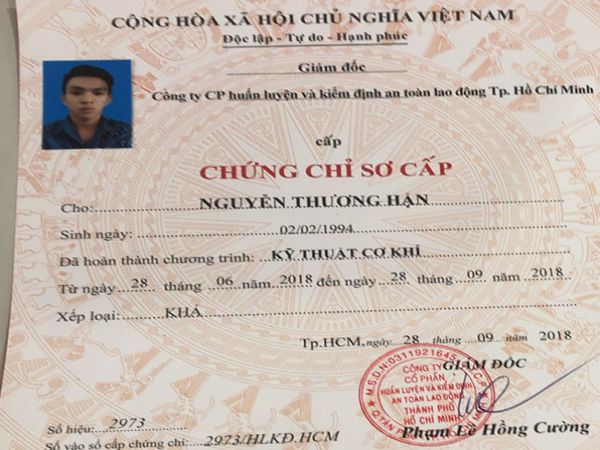 Chứng chỉ nghề cơ khí được hiểu như thế nào?