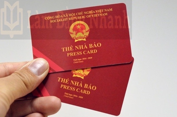 Giá trị sử dụng của thẻ nhà báo giả