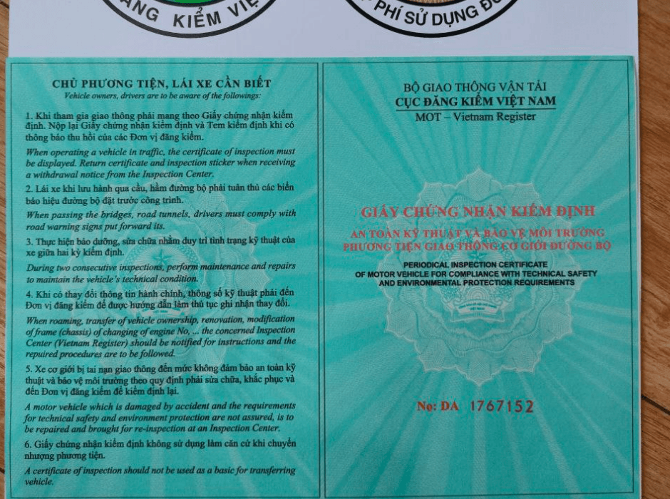 Làm Giấy Đăng Kiểm Giả Không Cần Tới Trung Tâm Đăng Kiểm