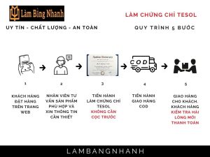 Làm Chứng Chỉ TESOL Giống Thật 100% Tại Làm Bằng Nhanh