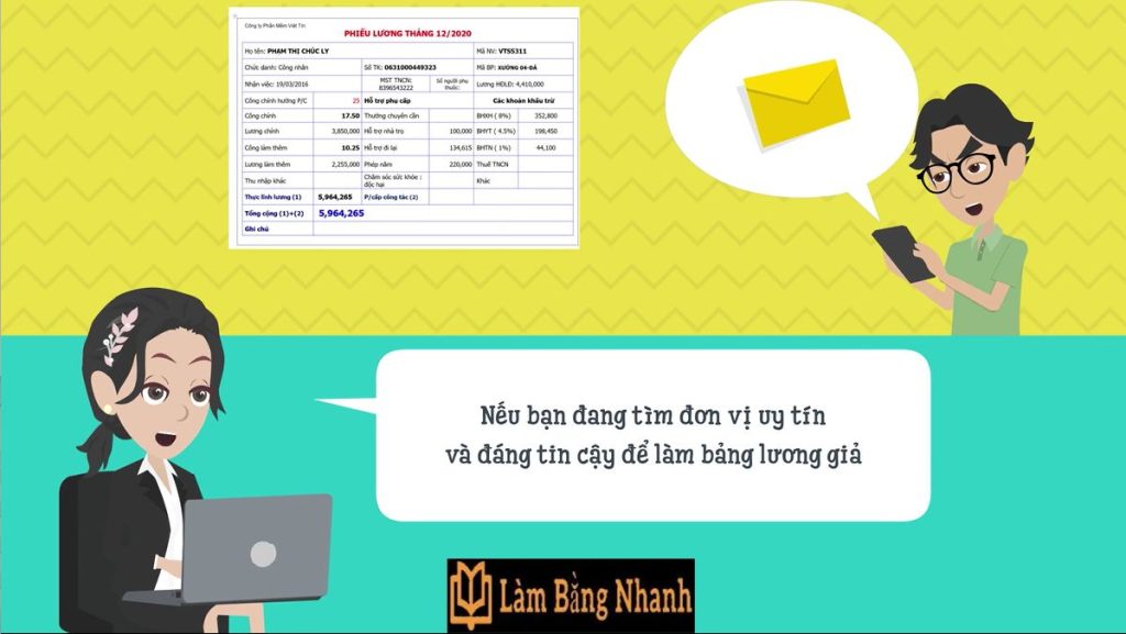 Cách Làm Bảng Lương Giả Đơn Giản - Nhanh Nhất