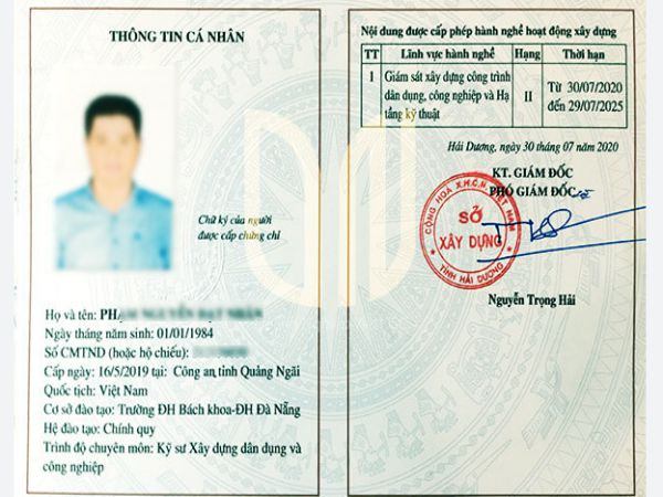 Hồ sơ xin cấp chứng chỉ năng lực xây dựng hạng 3