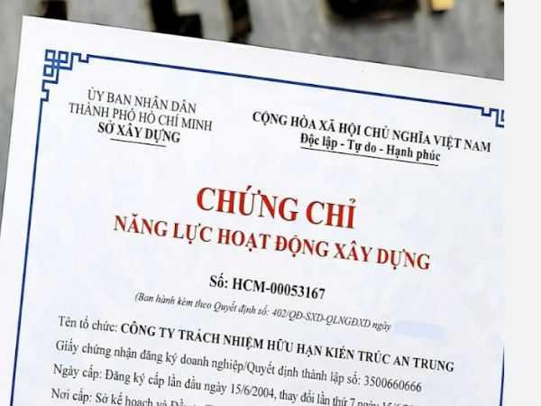 Những vấn đề thường gặp khi xin cấp chứng chỉ năng lực