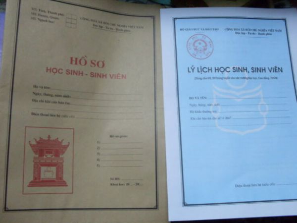 Hồ sơ xét tuyển học bạ cần những gì?