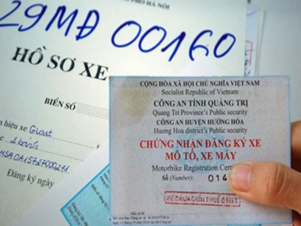 Hồ sơ đăng ký xe máy